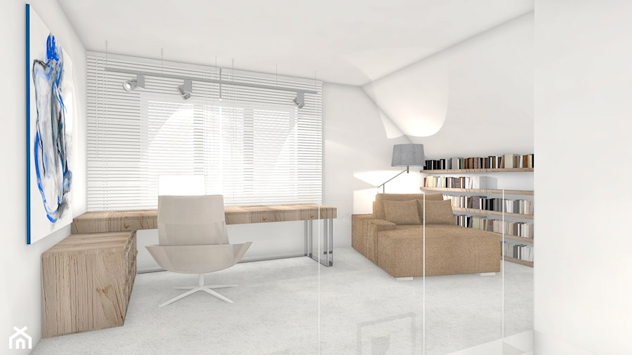 PROJEKT // 15 - Biuro, styl nowoczesny - zdjęcie od ONE HOME Studio Architektury Wnętrz