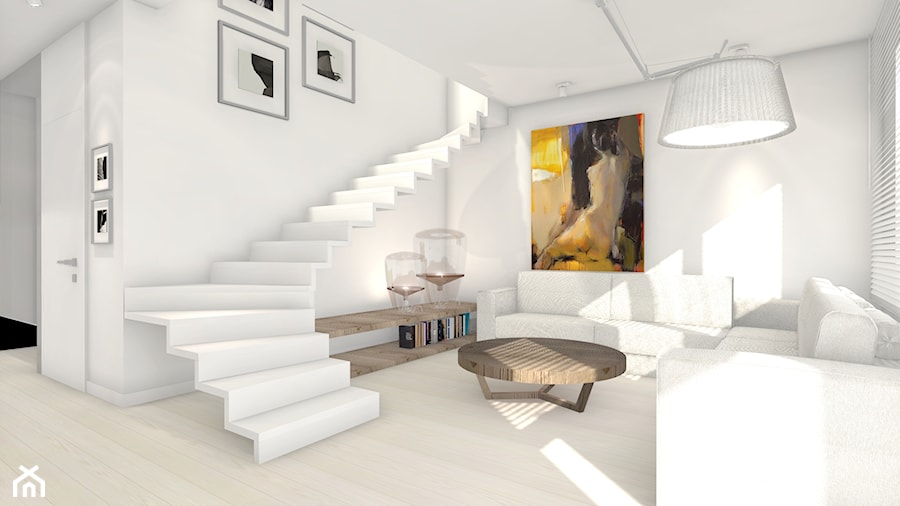 PROJEKT // 15 - Salon, styl nowoczesny - zdjęcie od ONE HOME Studio Architektury Wnętrz