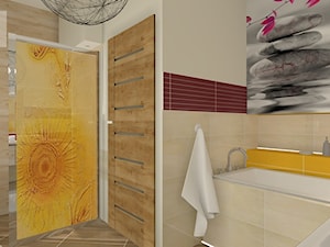 Wygodna łazienka 10m/2 dla 3-osobowej rodziny - zdjęcie od Arte-INTERNI pracownia projektowa