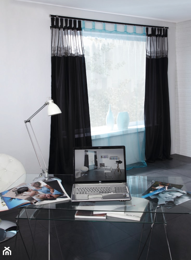Aranżacje - Małe białe biuro, styl nowoczesny - zdjęcie od MARDOM HOME - Homebook