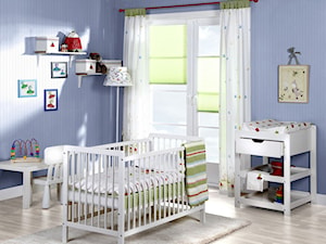 Aranżacje - Średni niebieski pokój dziecka dla niemowlaka dla chłopca dla dziewczynki, styl nowoczesny - zdjęcie od MARDOM HOME