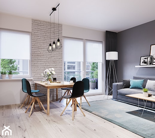 Szyny sufitowe – sposób na minimalistyczną dekorację okna w nowoczesnym mieszkaniu