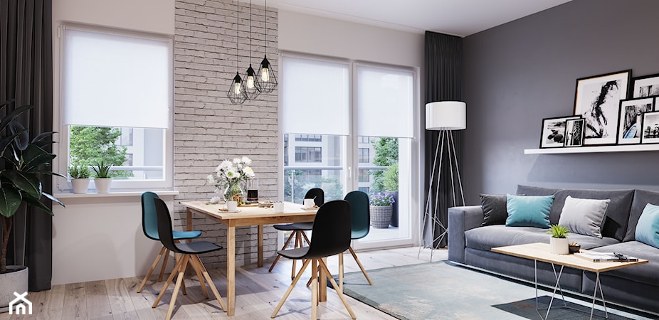 Szyny sufitowe – sposób na minimalistyczną dekorację okna w nowoczesnym mieszkaniu