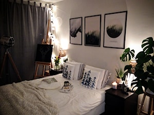 #roslinyWEwnętrzu - Średnia biała sypialnia - zdjęcie od Katarzyna Sikorska 15