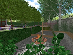 Ogród z basenem - Ogród, styl nowoczesny - zdjęcie od Rock&Flower studio