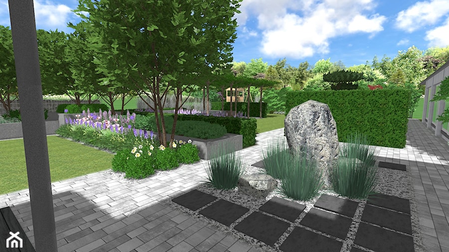 Ogród łączony - Ogród, styl tradycyjny - zdjęcie od Rock&Flower studio