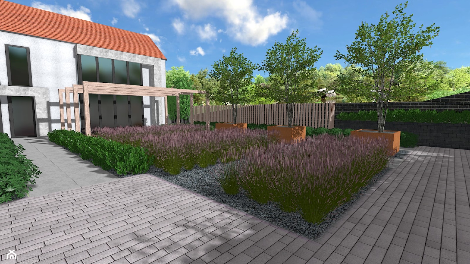 Minimalistyczny ogród traw - Ogród, styl minimalistyczny - zdjęcie od Rock&Flower studio - Homebook