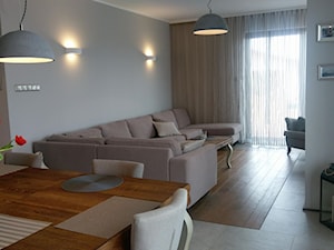 Aranżacja domu 100 m2 w Tarnowie Podgórnym - Salon, styl rustykalny - zdjęcie od Aranżacje wnętrz Aneta Moniuszko