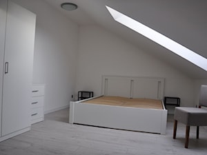 Aranżacja mieszkania na wynajem w Tarnowie Podgórnym - Sypialnia, styl minimalistyczny - zdjęcie od Aranżacje wnętrz Aneta Moniuszko