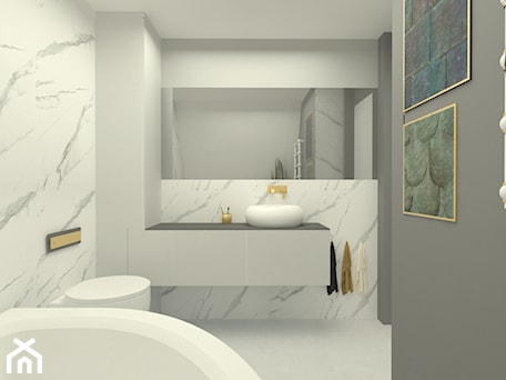 Aranżacje wnętrz - : Marmurowa łazienka - Aranżacje wnętrz Aneta Moniuszko. Przeglądaj, dodawaj i zapisuj najlepsze zdjęcia, pomysły i inspiracje designerskie. W bazie mamy już prawie milion fotografii!