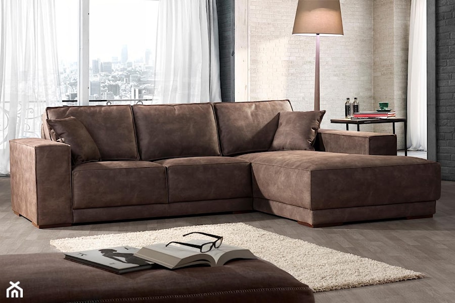 Klasyczna sofa narożna z szezlongiem Brindisi Primavera Furniture - zdjęcie od Primavera Furniture