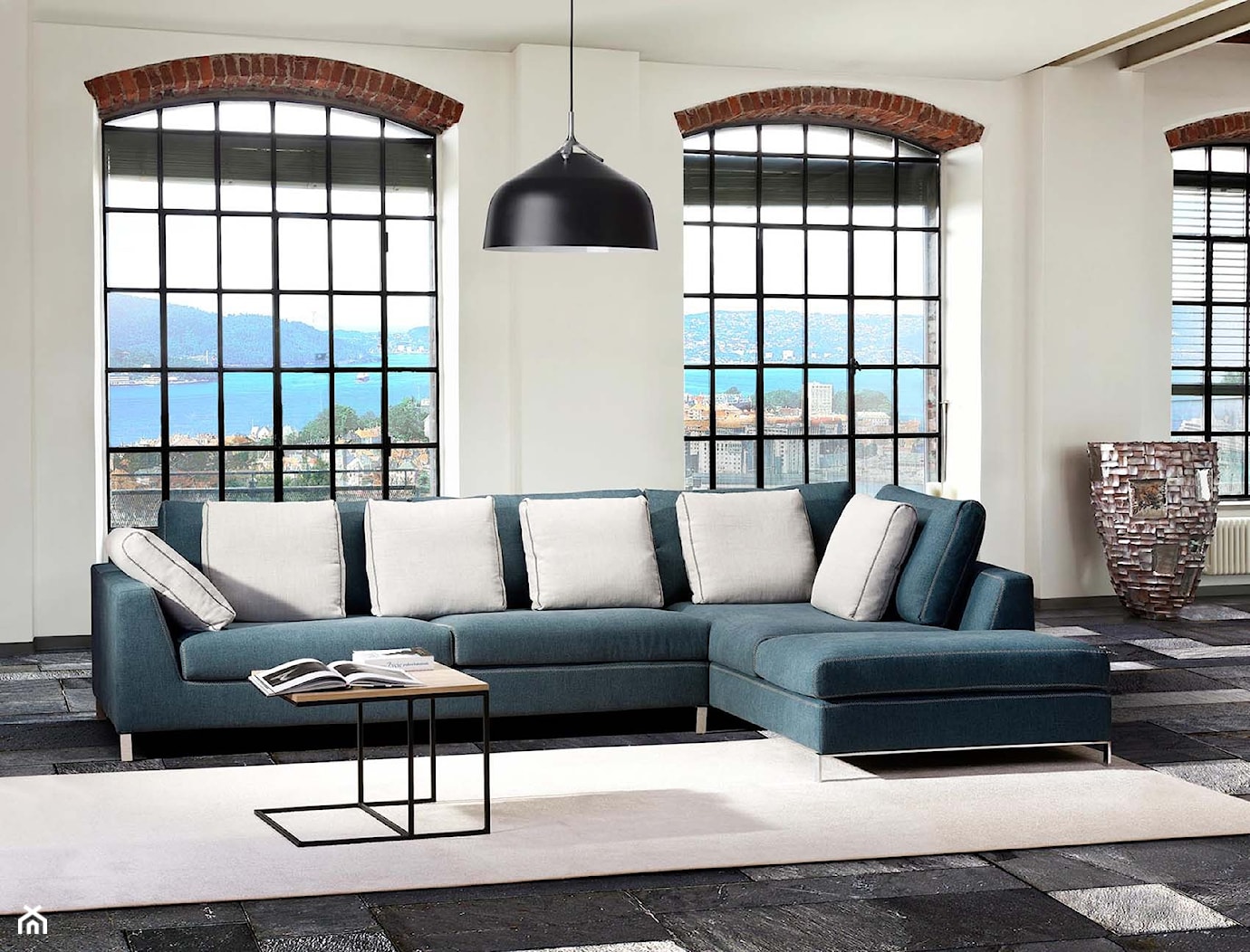 Narożna sofa z szezlongiem Moundial PRIMAVERA FURNITURE - zdjęcie od Primavera Furniture - Homebook