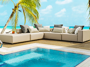 Sofa ogrodowa Cubick Primavera Furniture to idealne rozwiązanie na mały taras i do ogrodu!