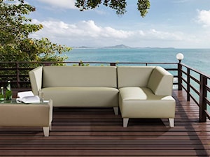 całoroczna sofa cubick do ogrodu lub na taras z kolekcji outdoor primavera furniture - zdjęcie od Primavera Furniture