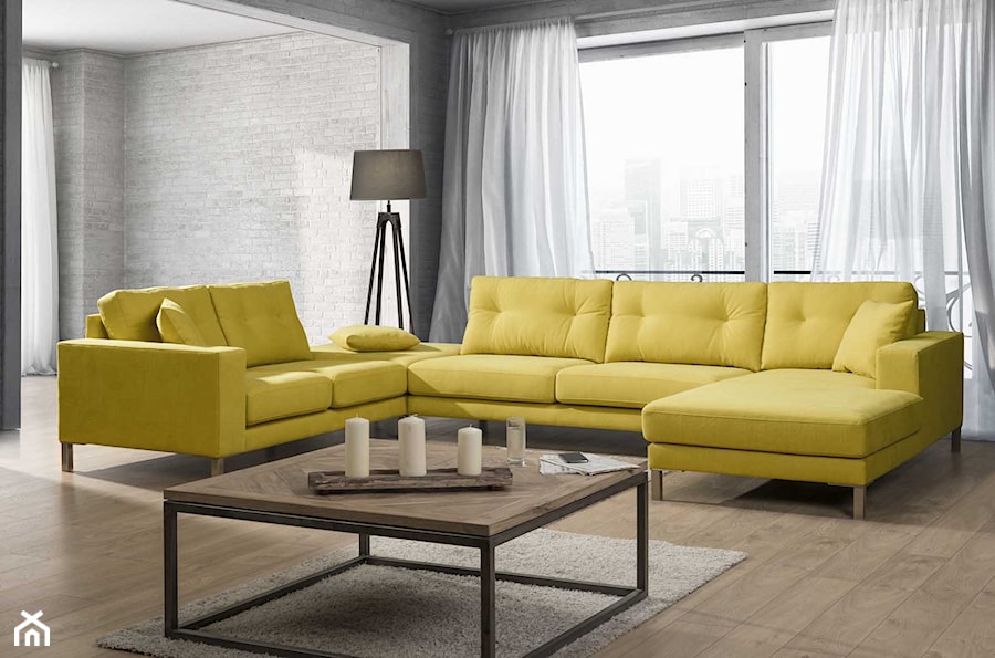 Nowoczesny narożnik z szezlongiem Ferrara Primavera Furniture - zdjęcie od Primavera Furniture