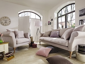 Meble wypoczynkowe - Średni biały salon, styl skandynawski - zdjęcie od Primavera Furniture
