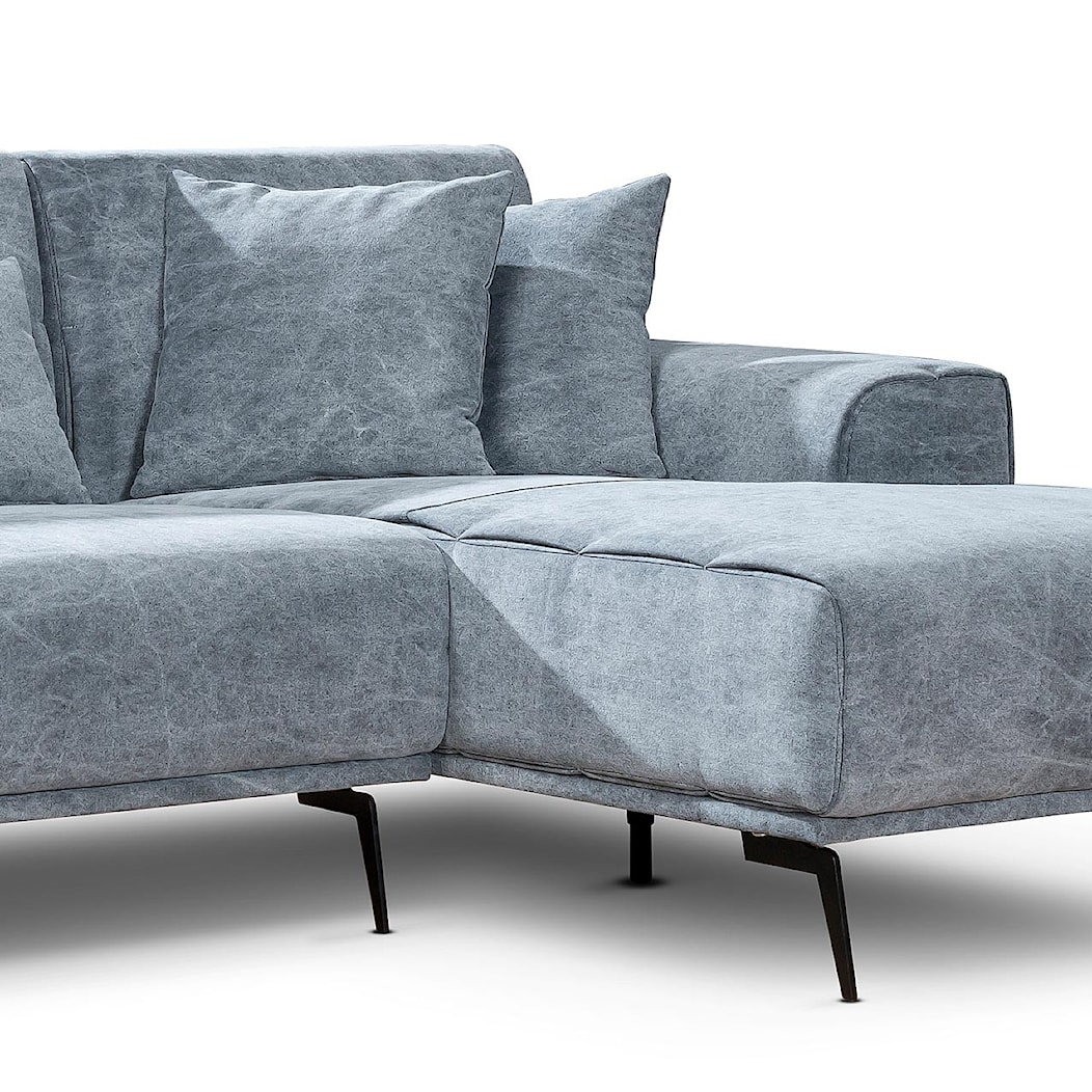 Nowoczesna sofa Mirage 220x295cm z ozdobnymi przeszyciami PRIMAVERA FURNITURE - zdjęcie od Primavera Furniture - Homebook