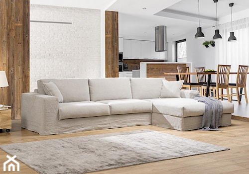 Edmonton komfortowa sofa z szezlongiem i z luźnym obiciem - zdjęcie od Primavera Furniture