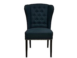 Eleganckie krzesło z chromowanym uchwytem i ozdobnymi guzikami Lucca PRIMAVERA FURNITURE - zdjęcie od Primavera Furniture