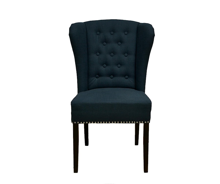 Eleganckie krzesło z chromowanym uchwytem i ozdobnymi guzikami Lucca PRIMAVERA FURNITURE - zdjęcie od Primavera Furniture