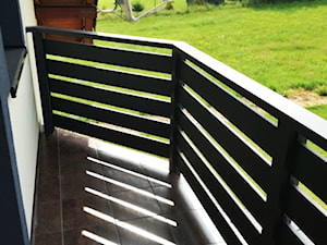 Balustrada aluminiowa - antracyt - zdjęcie od www.balustradyzaluminium.pl