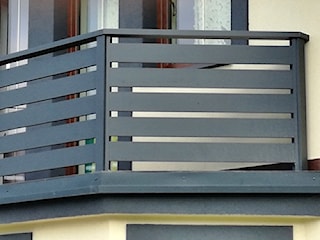 Balustrada aluminiowa - antracyt