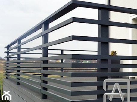 Aranżacje wnętrz - Taras: Balustrada aluminiowa - zabudowa tarasu - www.balustradyzaluminium.pl. Przeglądaj, dodawaj i zapisuj najlepsze zdjęcia, pomysły i inspiracje designerskie. W bazie mamy już prawie milion fotografii!