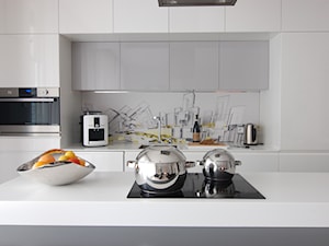 Apartament Grzybowska - Kuchnia, styl nowoczesny - zdjęcie od iHome Studio