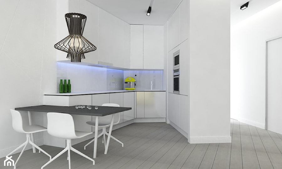Mieszkanie 55m2_Warszawa - Kuchnia, styl minimalistyczny - zdjęcie od iHome Studio