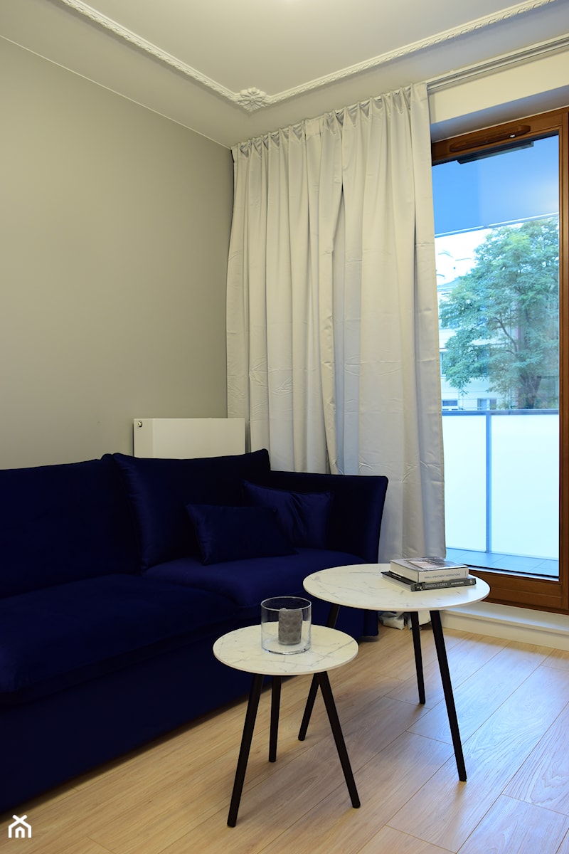 Mieszkanie 40m2 Muranów - Salon, styl nowoczesny - zdjęcie od iHome Studio