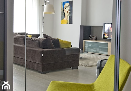 Apartament Grzybowska - Hol / przedpokój, styl nowoczesny - zdjęcie od iHome Studio