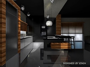 Kuchnia "black" - Kuchnia, styl nowoczesny - zdjęcie od ESIGN