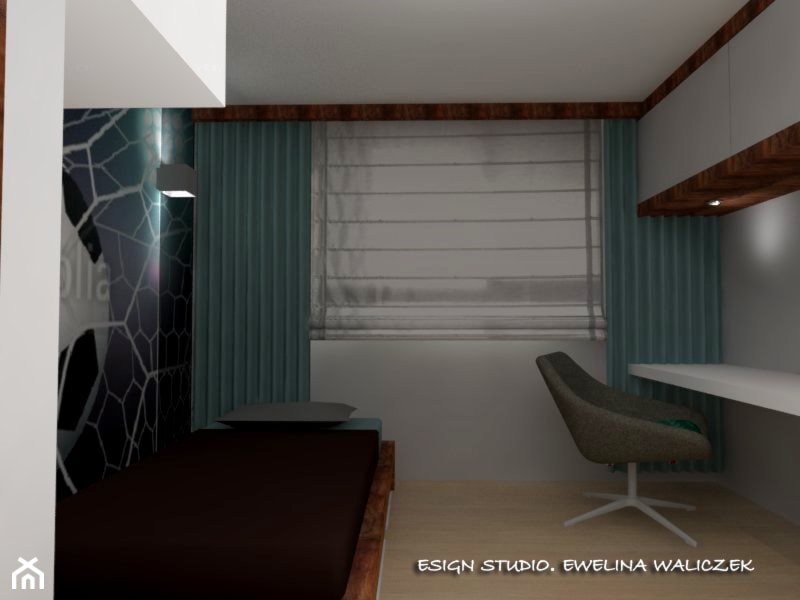 Mieszkanie 3-poziomowe - wersja 1 - Pokój dziecka, styl nowoczesny - zdjęcie od ESIGN