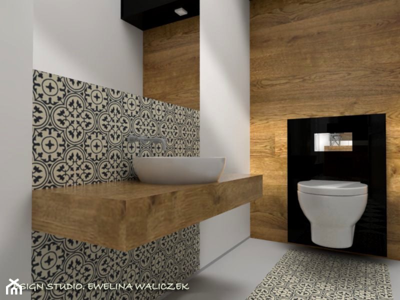 Mała łazienka - Łazienka, styl minimalistyczny - zdjęcie od ESIGN