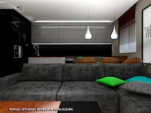 Mieszkanie 3-poziomowe - wersja 1 - Kuchnia, styl nowoczesny - zdjęcie od ESIGN