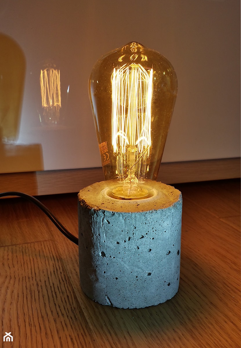 Lampka Betonowa - zdjęcie od Eł ER