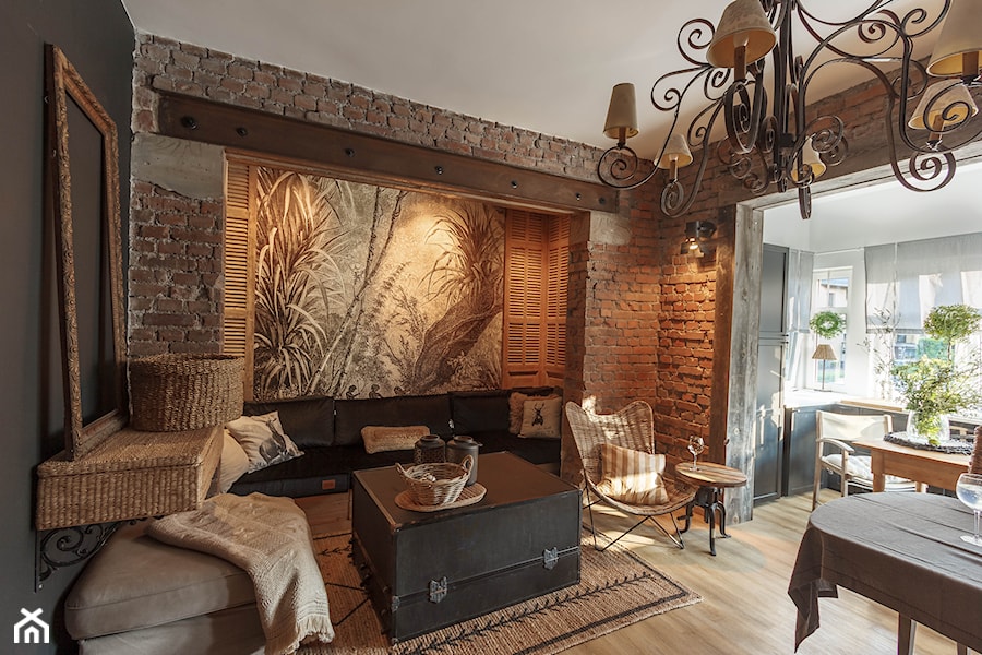 Salon - apartament w górach - zdjęcie od Agnieszka Koszutska 2kul interior design