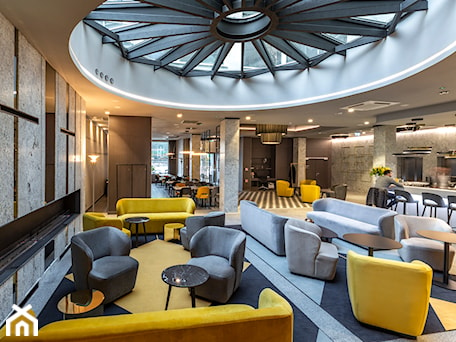 Aranżacje wnętrz - Wnętrza publiczne: Lobby | Hampton by Hilton Poznań Old Town - jaga_kraupe. Przeglądaj, dodawaj i zapisuj najlepsze zdjęcia, pomysły i inspiracje designerskie. W bazie mamy już prawie milion fotografii!