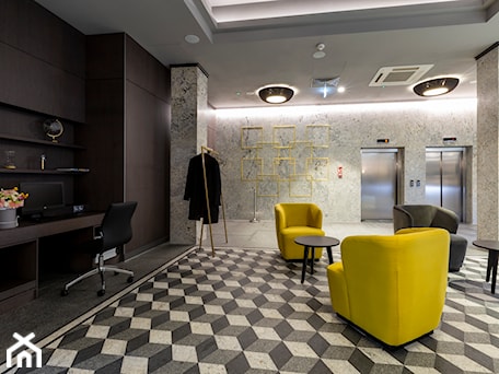 Aranżacje wnętrz - Wnętrza publiczne: Lobby | Hampton by Hilton Poznań Old Town - jaga_kraupe. Przeglądaj, dodawaj i zapisuj najlepsze zdjęcia, pomysły i inspiracje designerskie. W bazie mamy już prawie milion fotografii!