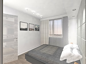 mała sypialnia - Sypialnia, styl nowoczesny - zdjęcie od MK STUDIO PROJEKTOWE