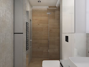 Dom W Chojnowie - Mała bez okna z punktowym oświetleniem łazienka, styl nowoczesny - zdjęcie od Studio Soko