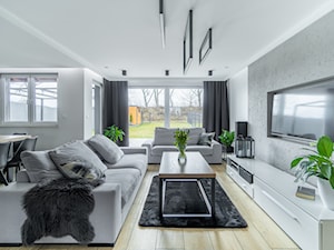Dom w Chojnowie Realizacja - Salon, styl nowoczesny - zdjęcie od Studio Soko