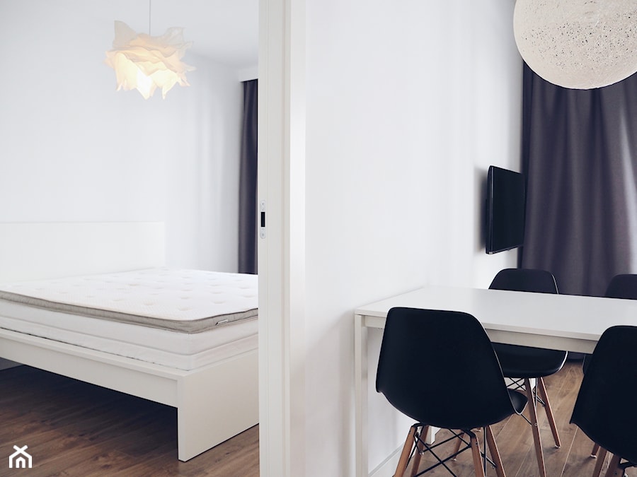 Sypialnia w stylu skandynawskim - zdjęcie od dw_projekt