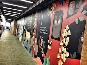 17-metrowy mural (fototapeta) w biurze - zdjęcie od STYL Studio Wnętrz