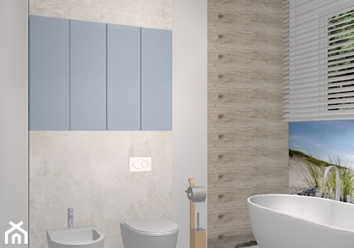 Łazienka z wolno stojącą wanną - zdjęcie od komplet-studio design