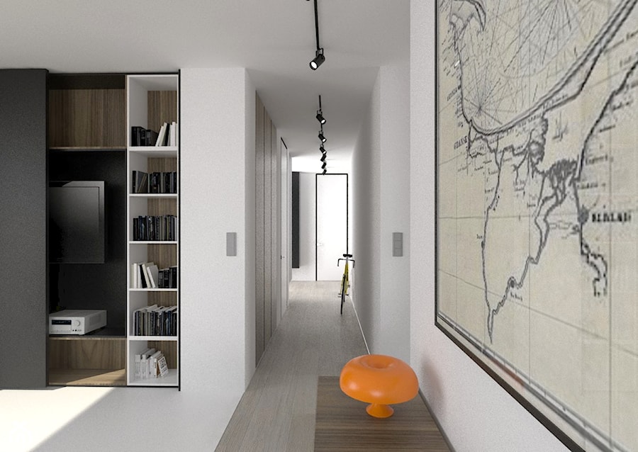Apartament w Gdyni - Salon, styl minimalistyczny - zdjęcie od MUKA MARCIN KUPTEL