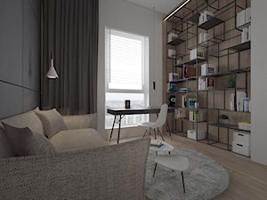 Soft loft w Gdańsku - Biuro, styl minimalistyczny - zdjęcie od MUKA MARCIN KUPTEL