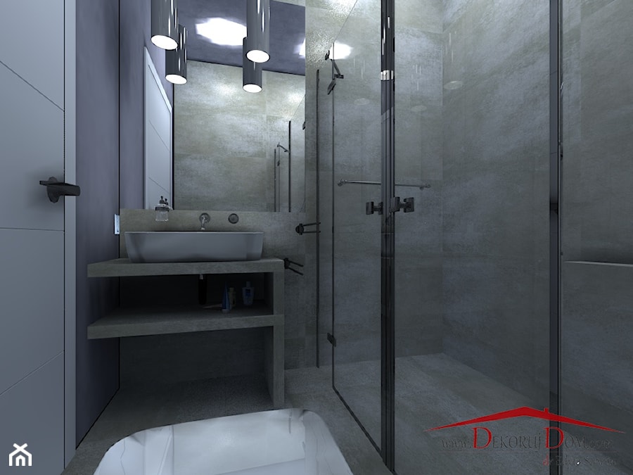 łazienka z dużym prysznicem - zdjęcie od www.DekorujDom.com