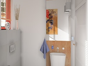 małe WC z obrazem - zdjęcie od www.DekorujDom.com