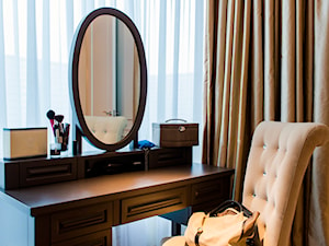 Nowojorski Apartament - Sypialnia, styl glamour - zdjęcie od TiM Grey Projektowanie Wnętrz